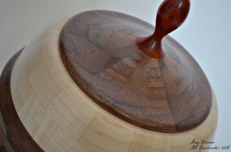 Hand turned wooden bowls